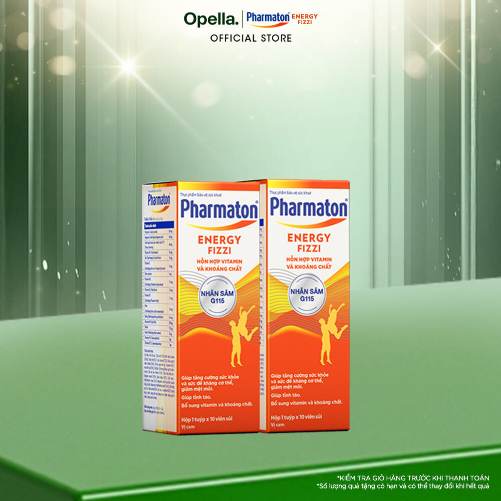 Bộ 2 Thực phẩm bảo vệ sức khỏe Pharmaton Energy Fizzi