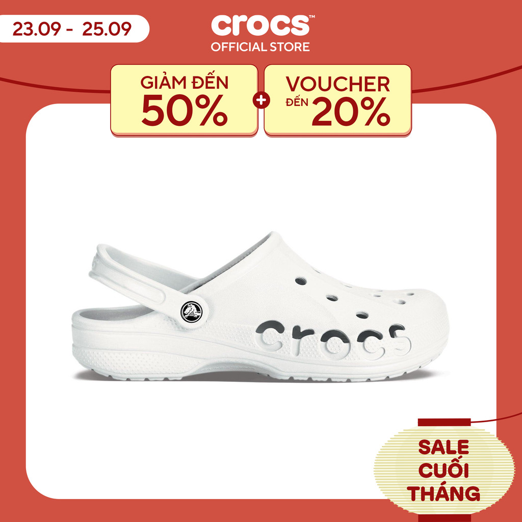 Giày Clog Unisex Crocs Baya - White - 10126-100