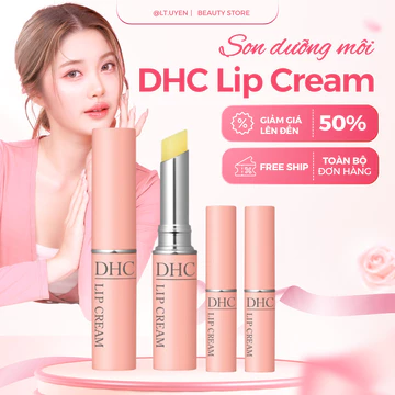 Son dưỡng môi DHC Lip cream không màu, dưỡng ẩm cho môi, làm hồng môi, cải thiện tình trạng nứt nẻ, 1,5g. Dưỡng Môi Mềm