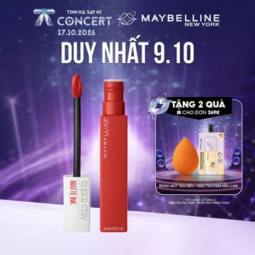 Son Kem Lì 16h Lâu Trôi Maybelline New York Super Stay Matte Ink City Edition Lipstick 5ml