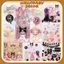 Set bóng Kuromi - My Melody xinh xắn trang trí sinh nhật kèm số tuổi cho bé