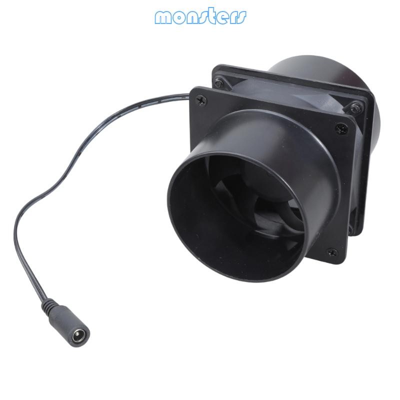 Quạt ống dẫn nội tuyến Mon 12V 8cm có bộ điều khiển tốc độ Máy thổi khí thông gió mạnh mẽ để sưởi ấm Bộ tăng áp làm mát Lều