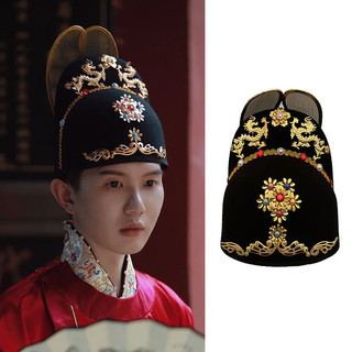 Ming làm mũ gạc màu đen cánh mũ lưỡi trai tốt mũ hanfu nam newJINGCAIMETALE ❈ ❈ 🍎20251014