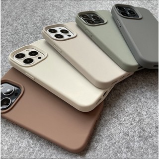 Ốp Điện Thoại Silicon Lỏng Cho iPhone 14 Pro Max Vỏ iPhone 14 11 12 13 Pro Max Mềm Chống Sốc Vỏ Bảo Vệ Camera