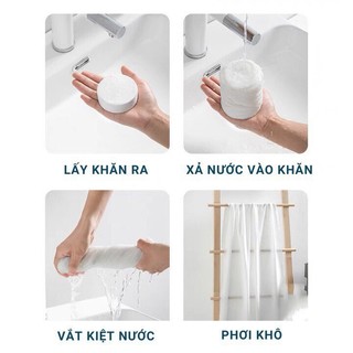 Khăn tắm nén du lịch chất liệu Cotton, size lớn 70x140 cm