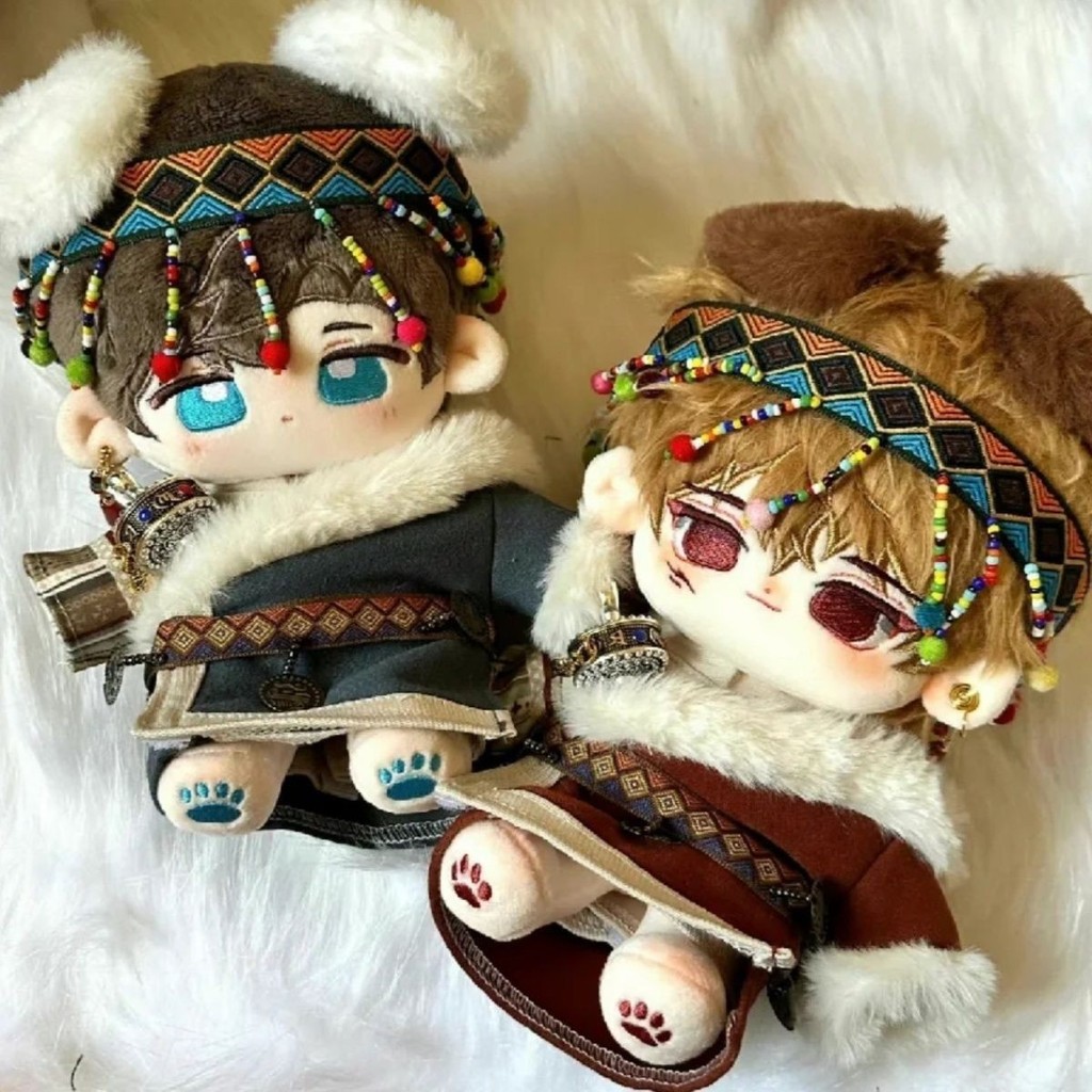 Búp bê 20cm Cotton, áo phong cách Tây Tạng, thay thế quần áo búp bê 3.2