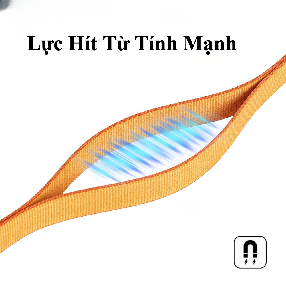 Dây đeo điện thoại từ tính – Dây đeo chéo - điều chỉnh độ dài, chất liệu vải, có nam châm hít – Phù hợp nhiều dòng máy
