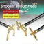 Đầu cầu Snooker CORALTIDE, Phần còn lại kim loại di động, có tay áo cao su Đầu chéo phuộc thấp cao
