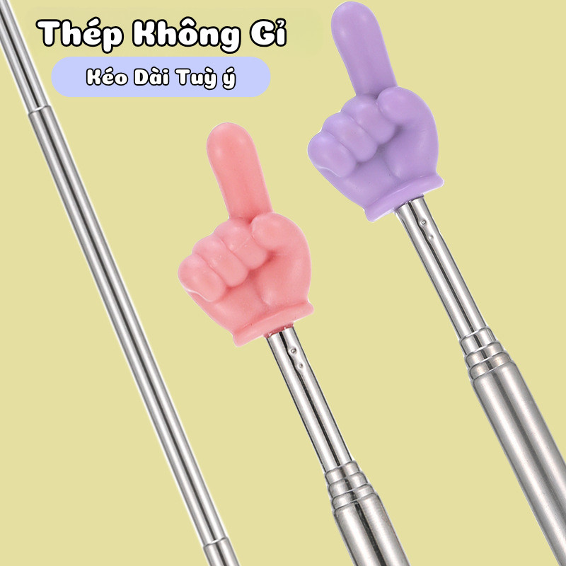Que Chỉ Bảng Cho Giáo Viên Hình Ngón Tay Thước Chỉ Bảng Dài 69cm Có Thể Thu Gọn Dụng Cụ Dạy Học Cho Giáo Viên - FE123