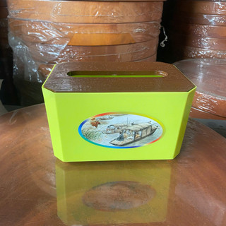 Hộp giấy RICO cao cấp – kiểu chữ nhật, nhựa dày, bền và đẹp, giao màu ngẫu nhiên