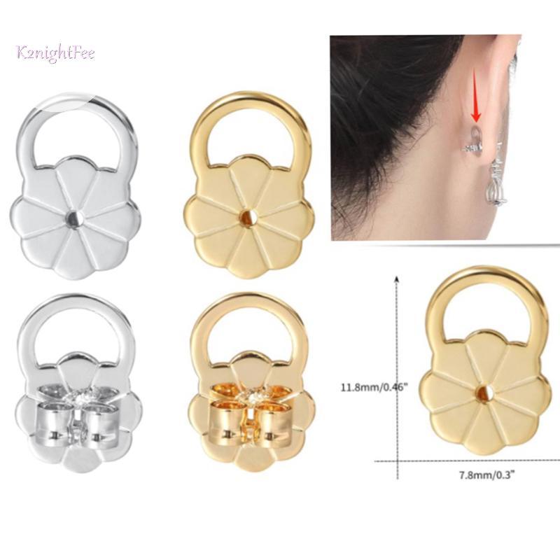 K2nightFee - Bộ 2 Dụng Cụ Nâng Bông Tai An Toàn, Chắc Chắn, Hạn Chế Bông Tai Bị Nghiêng - Trang Sức Phối Đồ
