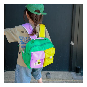 Ba Lô Mini Schoolbag Nylon Nhẹ Túi Học Sinh Mẫu Giáo Bé Trai Bé Gái