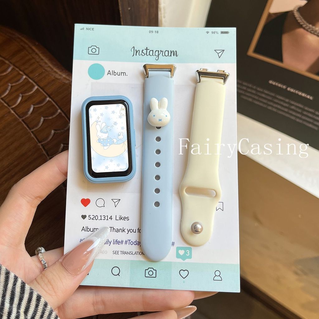 Dây đeo cho Huawei Band 11pro 10 9 8 Fit 3 4 / 4pro Phụ kiện thay thế Vòng đeo tay silicon