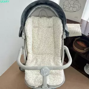 Phụ kiện xe đẩy QEARY, Đệm ngồi xe đẩy mềm mại thoải mái, tiện lợi|Thảm lót đẩy thoáng khí có thể giặt được Họa tiết hoạt hình Tất cả các mùa