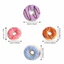 Đồ chơi bóp bánh mì Donut QEARY, Bánh rán PU phục hồi chậm Đồ chơi phục hồi chậm, Mô hình mô phỏng Đồ chơi giả nhân tạo mềm Bánh rán Đồ chơi Squishy Đạo cụ chụp ảnh