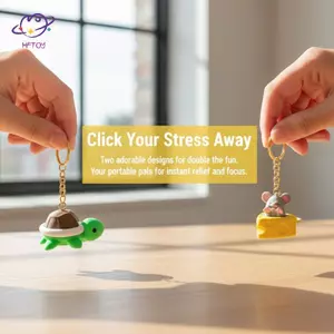 HFTOY Móc Khóa Cat Paw 3D In Hình Giảm Căng Thẳng Có Thể Bấm Fidget Đồ Chơi Nhà Thơ Sized Handmade Để Sử Dụng Bàn Học ~