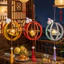 Đèn lồng lễ hội trung thu DONOVANQQ, Túi chất liệu DIY Đèn lồng thỏ lăn vẽ tay, Đèn lồng thỏ thủ công phát sáng phong cách truyền thống di động Lễ hội trung thu