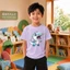 Áo thun bé trai mùa hè khủng long dễ phối đồ Size 90-150