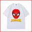 Người Nhện Thương Hiệu Ngày Mới 2026 130cm-5XL 220g Áo Thun cotton Dày Tay Ngắn Áo tee