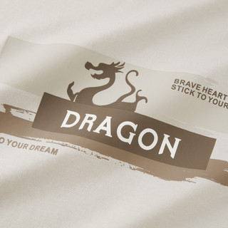 [DEAL SỐC] Áo Thun Nam Tay Ngắn HLA Basic Họa Tiết Dragon – Trẻ Trung Năng Động, Thoáng Mát Giữ Form