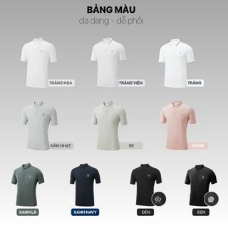 [Mua 2 Giảm 5%_Hỏa Tốc] Áo Thun Polo Nam Cao Cấp HLA – Áo Vải Thấm Hút Mồ Hôi, Thiết Kế Thời Trang Năng Động