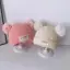 Mũ dệt kim ấm áp cho trẻ em mùa đông có Pompom Mũ beanie dệt kim trẻ em Màu trơn Mũ trẻ em cho bé trai bé gái Phụ kiện VN