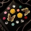 Set Charm Hồ Điệp Hồng Ngọc – Ruby Butterfly Rose Luxury Resin Collection Trang Trí Dép Cute Cao Cấp