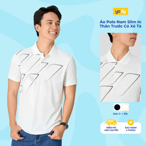 Áo Polo Nam Yody Slim In Thân Trước Có Xẻ Tà MCPO26A036