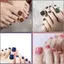 Khung Ảnh 24 Chiếc Màu Trơn Đơn Giản Móng Chân Stiers Full Stier Full Toenail Stiers Ngón Chân Đơn Giản Có Thể Tháo Rời Móng Chân Stiers VN