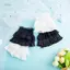 PNPIA- Tay áo có thể tháo rời Vòng đeo tay giả ren nữ mỏng xếp li loe tay áo xù dây đeo cổ tay Áo len Áo tay trang trí