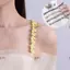 Dây đeo áo ngực hoa JUIC, Dây đeo vai có thể tháo rời chống trượt, Dây đeo vai hoa co giãn bằng vải Polyester hoa Váy dự tiệc cưới
