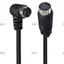 Cáp S-Video JUIC, Nam Đến Nữ Nhiều Kích Cỡ Cáp Mini DIN 9 Chân, 2025 90 Độ Uốn Cong Di Động PVC Mini DIN Bộ Chuyển Đổi Mở Rộng Set-Top Box