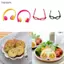 Bigapple 4 Hộp Bento Dụng Cụ Trang Trí Thực Phẩm Tai Nghe Kính Mũ Sandwich Toppers Set RDG
