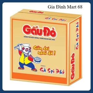 Thùng 30 Gói Mì Gấu Đỏ Gà Sợi Phở / Tôm Chua Cay x 63g