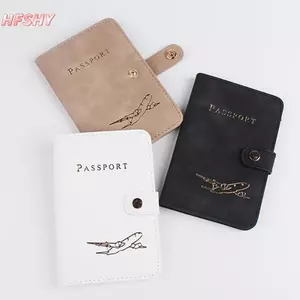 HFSHY Chống Thấm Nước Hộ Chiếu Có Bao Du Lịch Da PU Thẻ Tín Dụng Ví Dễ Thương Hộ Chiếu Sách Dành Cho Nữ / Nam Hộ Chiếu Bao VN