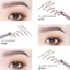 Flortte Flortte Flortte Bút chì kẻ mày siêu mịn hai đầu Flortte Nữ chống thấm nước chống mồ hôi lâu trôi