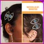 4 Ác Mắt Tóc Bộ Vintage Kim Cương Giả Kẹp Tóc Phụ Kiện Tóc Phong Cách Punk Tóc Barrettes Độc Đáo Trang Sức Tóc Cho Nữ Cô Gái