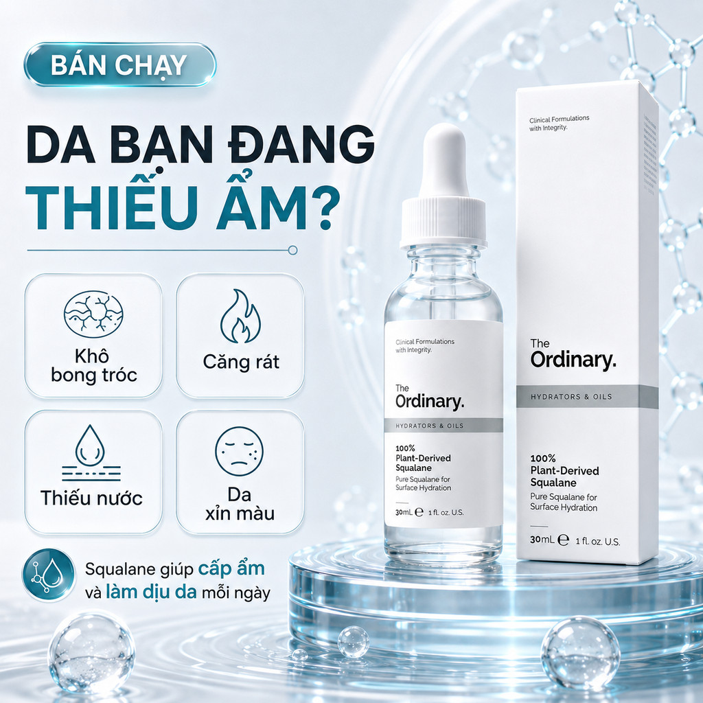 Serum Vitamin C The Ordinary Ascorbyl Tetraisopalmitate 20% in Vitamin F 30ml Làm Sáng Da Mờ Thâm