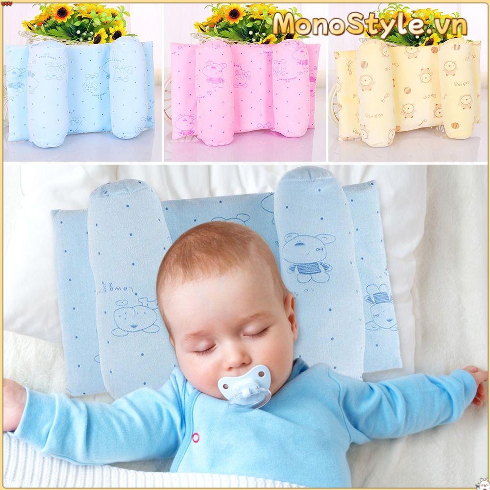MONOSTYLE Gối Trẻ Sơ Sinh Bảo Vệ Cổ Mềm Gối Định Vị Sơ Sinh