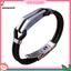 MIC _ Fashion Nam Nữ Khắc Thép Titan Vòng Tay Silicon Quà Tặng Cặp Đôi