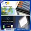 Đèn LED điều khiển từ xa Đèn năng lượng mặt trời Cảm biến chuyển động chống nước 3 chế độ Đèn pha ngoài trời cho sân nhà để xe Đèn năng lượng mặt trời sân sau