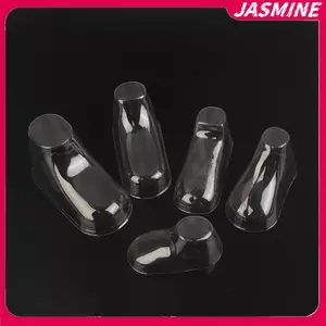 JASMINE 10 Chiếc PVC Trong Suốt Trẻ Em Booties Trưng Bày Hỗ Trợ Khung Chân Giày Nhựa Khuôn Giày Cho Bé Cáng Sos Màn Hình Đứng JASMINE
