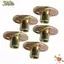 Bộ 10 T-nut Lỗ Brad Thép Carbon, M6/M8/M10, Đế Tròn, Tán Nữ, Vít-in, Dùng Lắp Đặt Nội Thất, Tên Hãng/Sản Phẩm