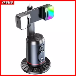 Chân máy Gimbal thông minh YRBWD AI, 360° Xoay Cử Chỉ Điều Khiển Giá Đỡ Điện Thoại, Chuyên Nghiệp Với Lấp Đầy Ánh Sáng Bluetooth Từ Xa Tự Động Theo Dõi Khuôn Mặt Gimbal Ổn Định Video Ngắn