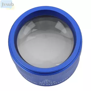 Kính lúp JVSUB, Kính lúp cầm tay cỡ 42mm29mm 30X, Kính lúp nhận dạng trang sức màu xanh di động Tem xem