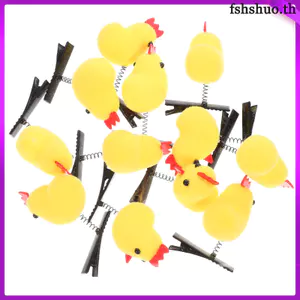 Mũ Đội Đầu Cho Tiệc Mùa Xuân Kẹp Tóc Gà Vàng Barrettes Chân Dễ Thương Phụ Kiện Bé Gái Nữ