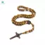 Dây chuyền Mân Côi bằng gỗ Công giáo Mặt dây chuyền Vòng cổ dành cho nam nữ Trang sức Christian Cầu nguyện Món quà tôn giáo