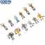 <cosyh>Workers Figures 100% Brand New 12 Pcs Figures High Quality Railway Workers