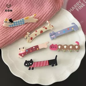 Kẹp Tóc Hoạt Hình Hình Mèo Dễ Thương Bên Nổ Kẹp Dụng Cụ Trang Điểm Cho Nữ Kẹp Tóc Bé Gái Mũ Phụ Kiện Quà Tặng [Mina]