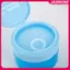 JASMINE Bảo Quản Lọ Có Kẹp Trang Điểm Tròn Cotton Bảo Quản Chai Làm Sạch Bông Miếng Dán Sắp Xếp Phòng Tắm Nhựa Trong Suốt JASMINE